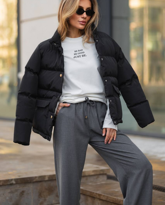 69 куртка пухова на кнопках